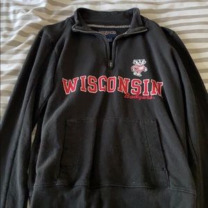 University of Wisconsin 3/4 Zip-Up Pullover